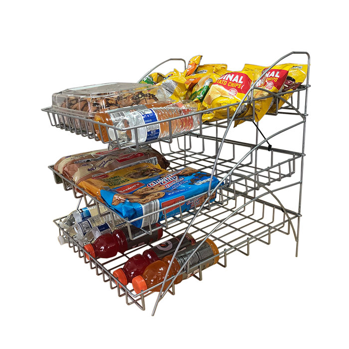 Prep & Savour Metal Wire Rack For Chips Beverages Confectionaries Table